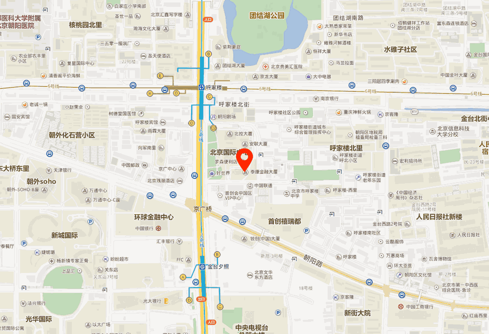 泰康金融大厦位置地图